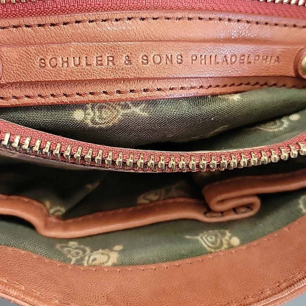 Schuler & Sons Philadelphia Brown leather Satchel